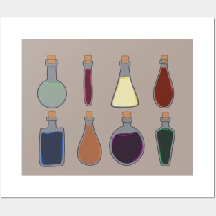 Potion Bottles Posters and Art